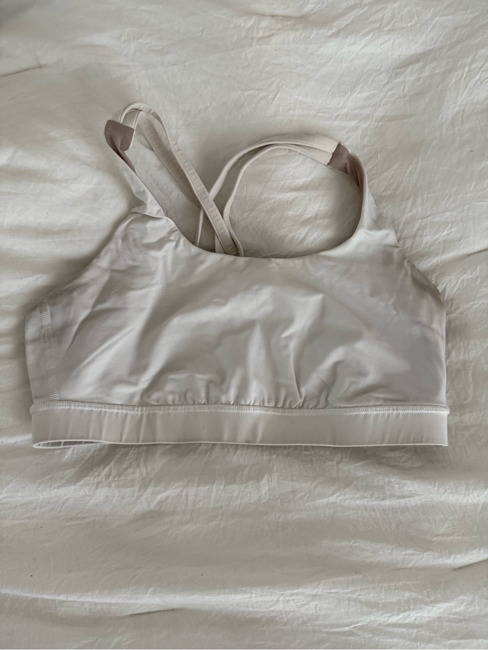 lululemon athletica Light Ivory Sports Bra